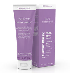 DERMAdoctor Ain't Misbehavin sulfur mask for the face drains oil and targets pore congestion.