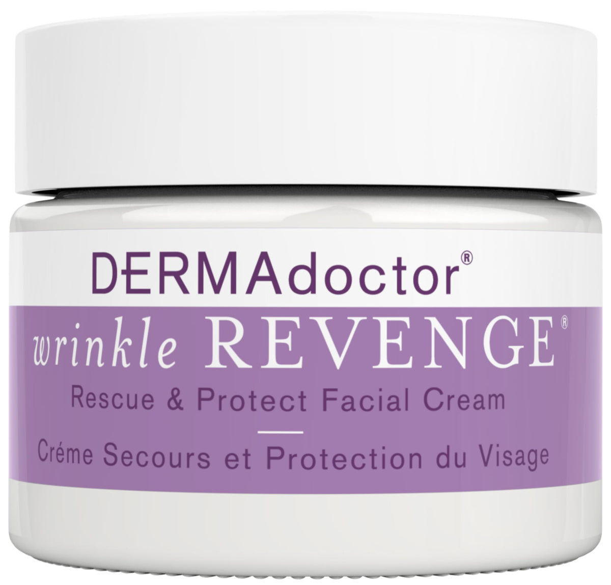 DERMAdoctor Face Cream jar close-up highlighting daily hydration for smoother skin.