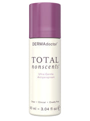 DERMAdoctor Total NonScents bottle demonstrates unscented protection for sensitive skin.