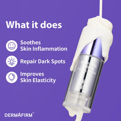 Dermafirm sensitive-skin friendly formula emphasizes gentleness and safety.