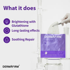 Dermafirm two-piece design ensures secure facial coverage.