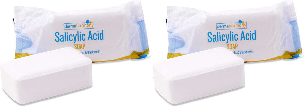 Dermaharmony 2-percent salicylic acid soap bar with pore cleansing action