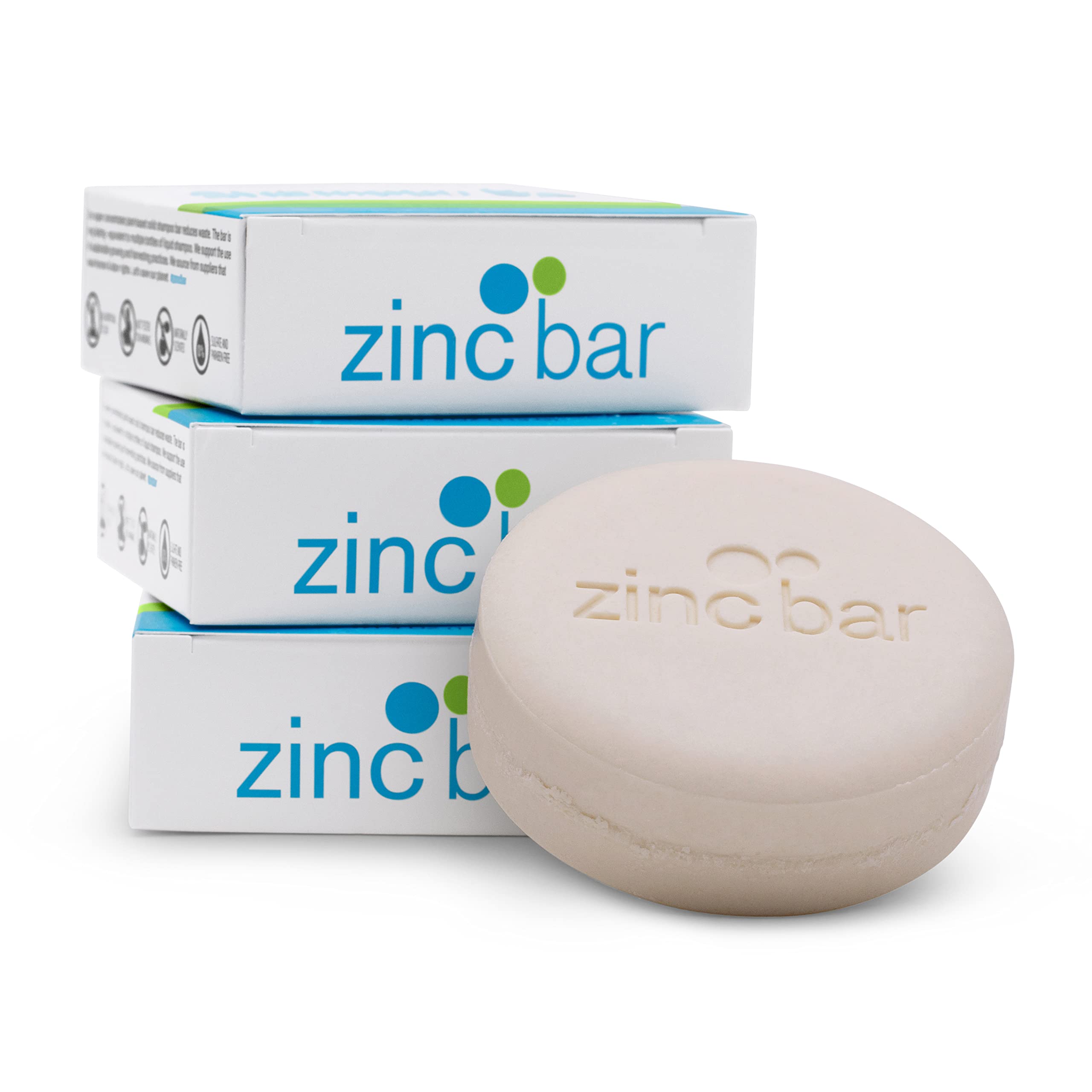 DermaHarmony peppermint shampoo bar pack-two in-use emphasizes portable, travel-friendly size