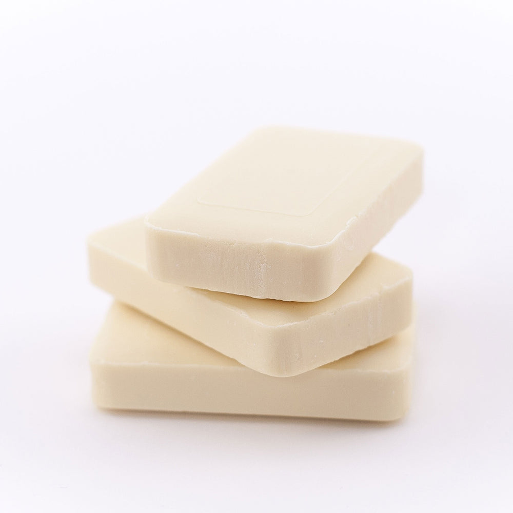 Close-up of Dermaharmony sulfur-salicylic bar soap texture with mineral components.