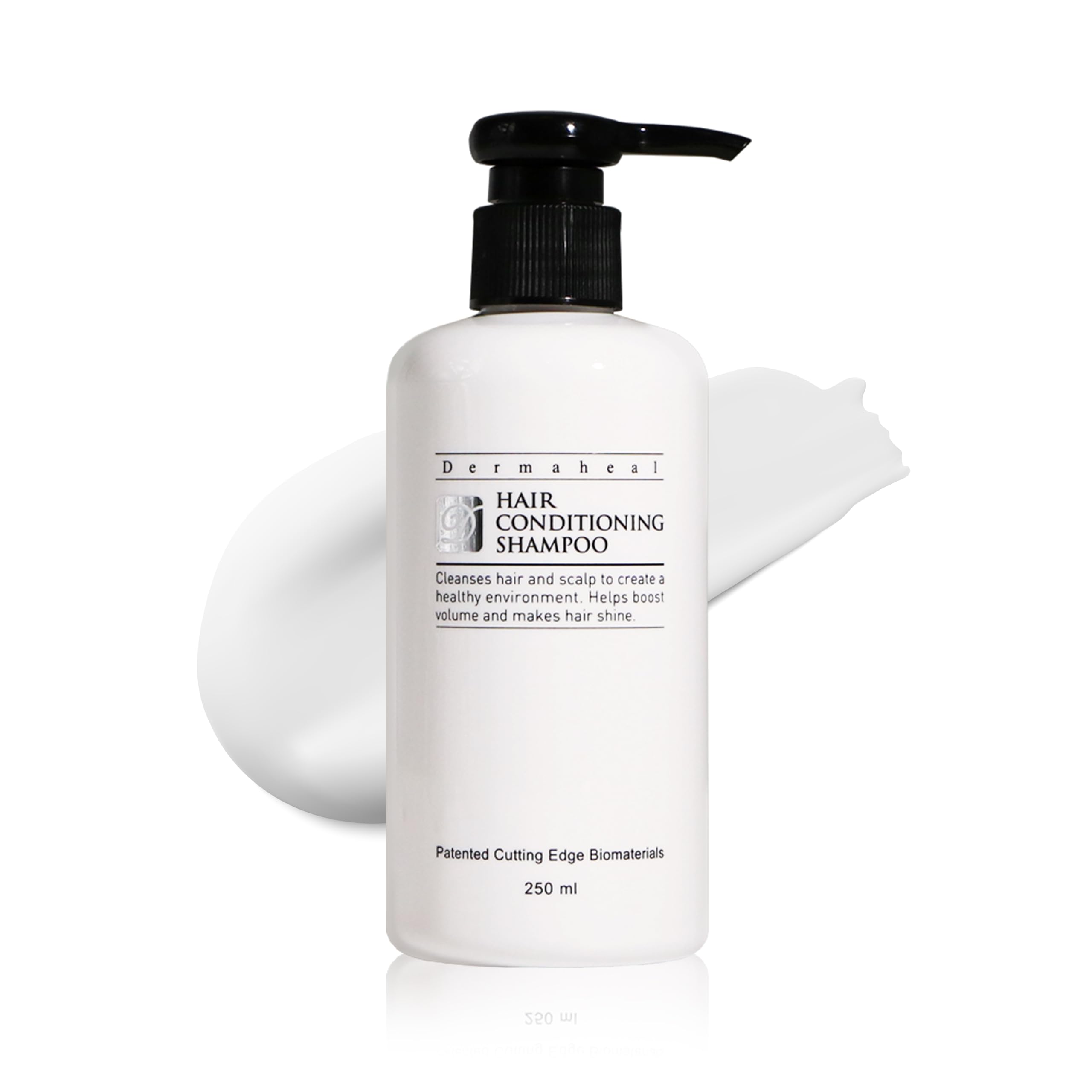 Dermaheal Hair Conditioning Shampoo bottle front view promotes fuller, healthier hair.