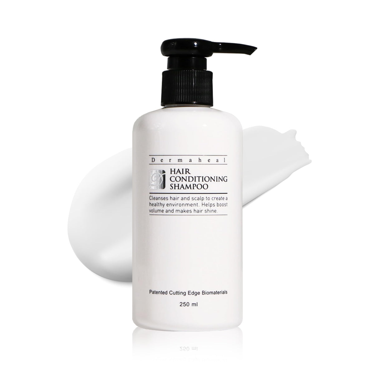 Dermaheal Hair Conditioning Shampoo bottle front view promotes fuller, healthier hair.