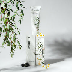 Dermaka Arnica Cream being applied to the face for daily moisture