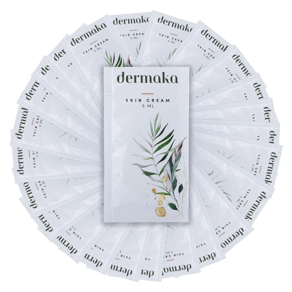 Dermaka Skin Repair Cream application close-up shows smooth, non-greasy texture