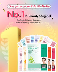 DERMAL sheet masks display for a customizable daily routine