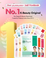 DERMAL 32-combo-pack variety mask collection highlights multiple skincare treatments