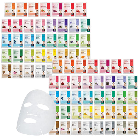 DERMAL 78 Combo Pack Collagen Mask Pack; hydrating and soothing for all skin types.