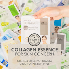 DERMAL green tea cucumber infusion mask emphasizes refreshing hydration and soothing care