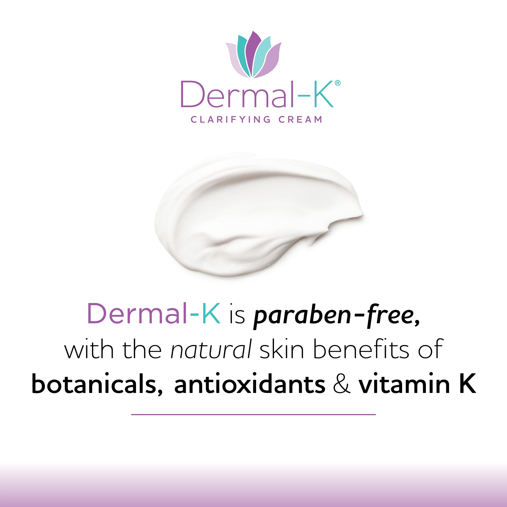 Dermal-K Clarifying Cream under-eye application demonstrates gentle care