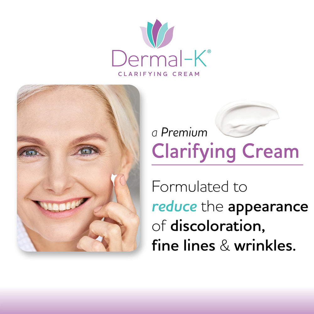 Dermal-K Vitamin K Cream texture swatch displaying smooth absorption