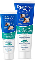 Dermal Therapy Heel Care Cream 3oz tube delivering deep moisture for cracked heels.