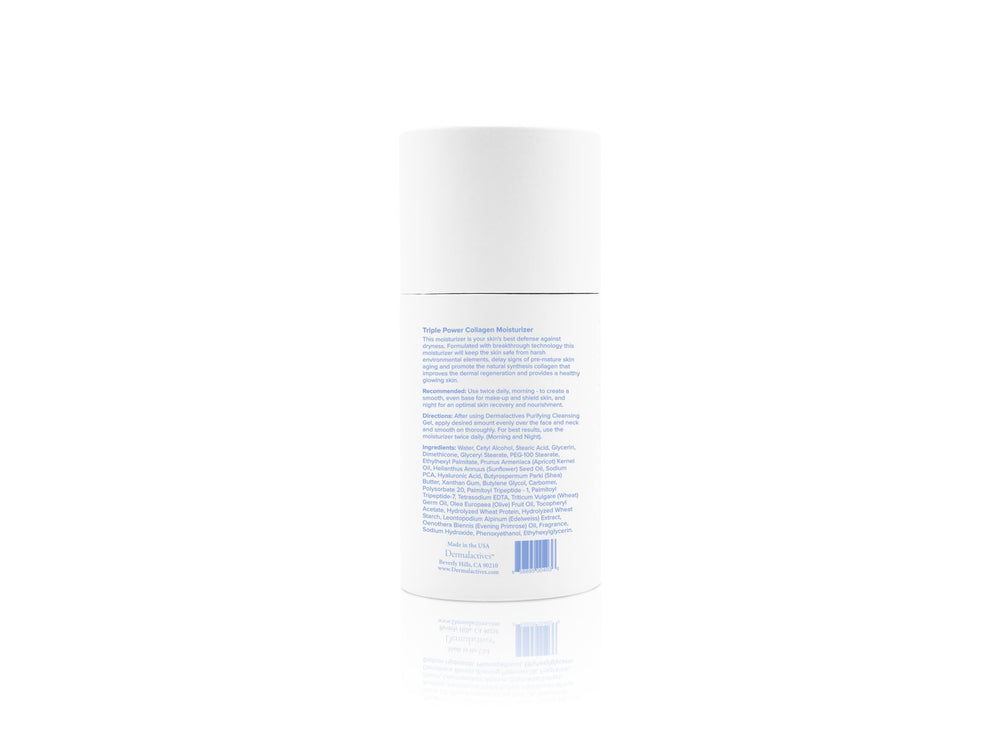 Dermalactives Purifying Cleansing Gel displayed on bathroom shelf for daily cleansing.