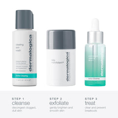 Dermalogica AGE Bright Clearing Serum bottle supports clear-looking skin with Niacinamide benefits.