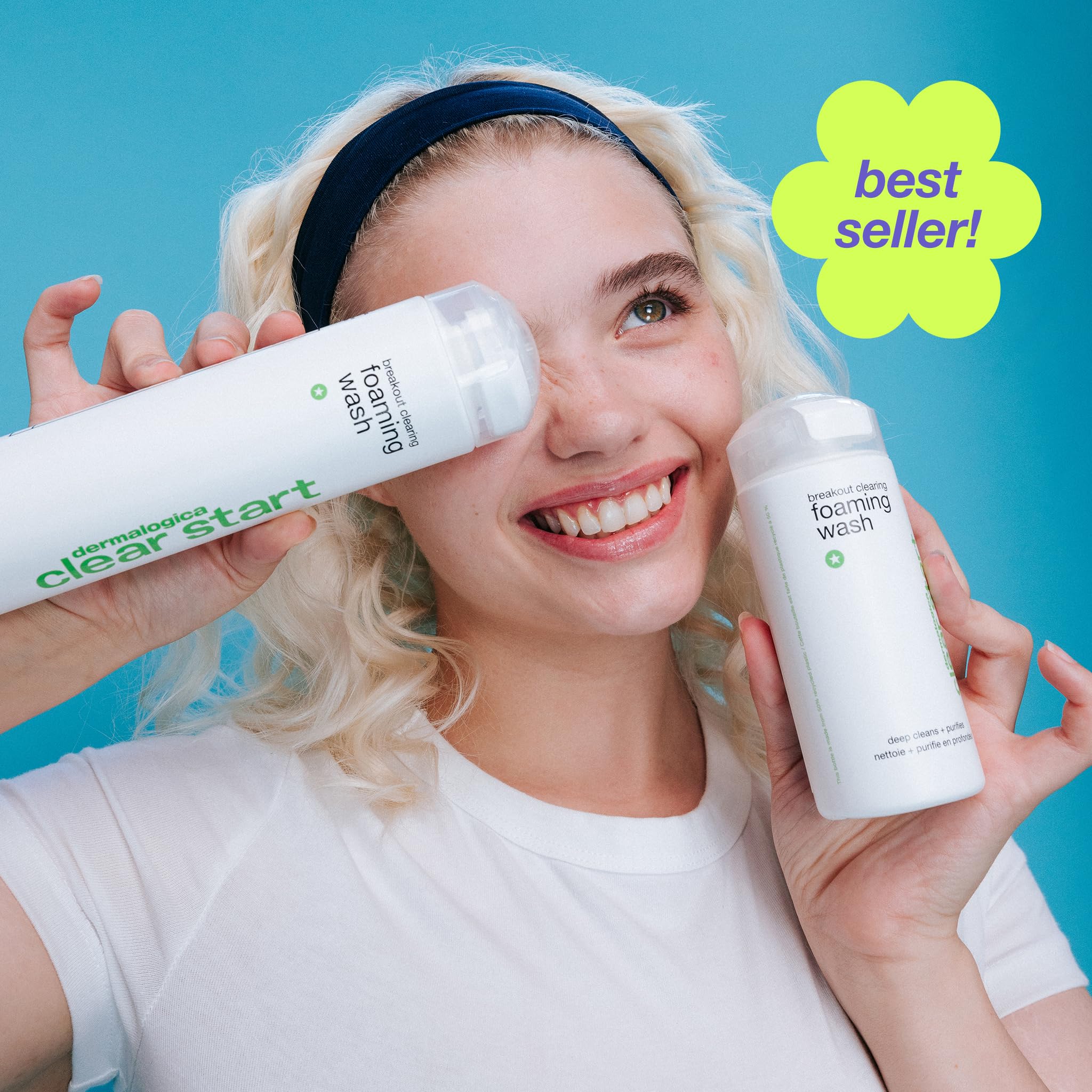 Dermalogica Clear Start foaming wash removes dirt and oil from pores
