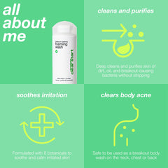 Dermalogica Clear Start foaming wash tea tree and natural extracts focus