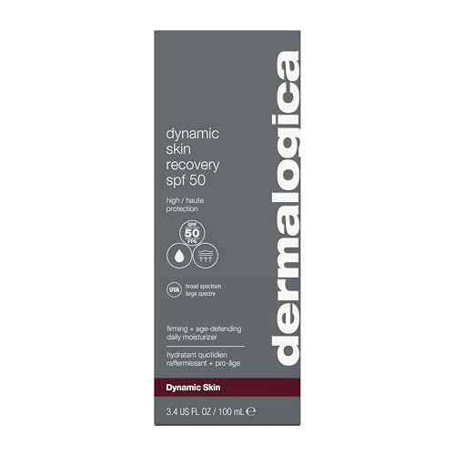 Dermalogica Dynamic Skin Recovery SPF50 cap closed, premium daily-use sunscreen moisturizer