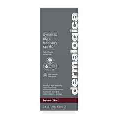 Dermalogica Dynamic Skin Recovery SPF50 cap closed, premium daily-use sunscreen moisturizer