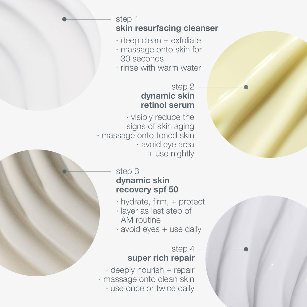 Dermalogica travel-size kit packaging shown for on-the-go routines.