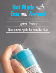 Neogen H2 Dermadeca serum spray close-up highlighting Niacinamide and Vitamin C ingredients.