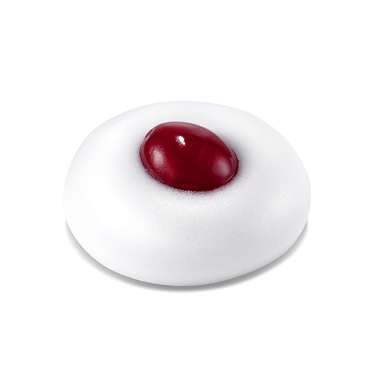 DERMALOGY Real Fresh Foam Cranberry bottom reveals real fruit infusion for skin vitality.
