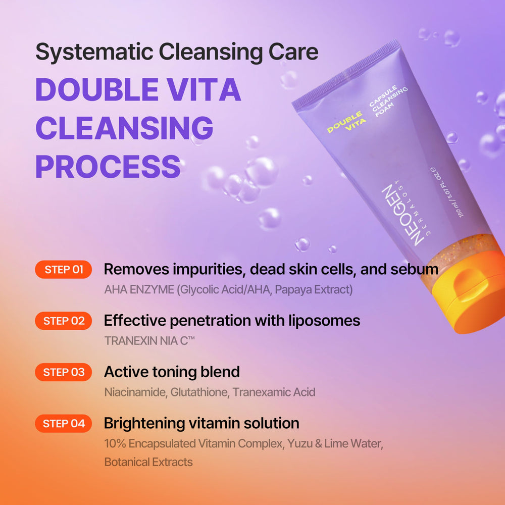 DERMALOGY vitamin and hyaluronic boost emphasizes hydration after cleansing.