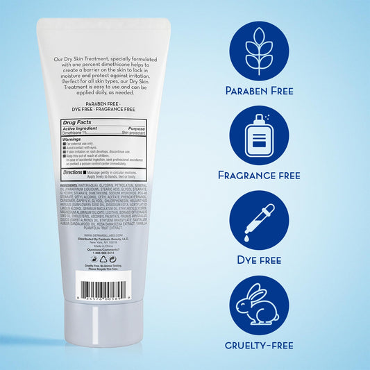 Dermasil 3-pack label close-up showing dye-free formula for sensitive skin