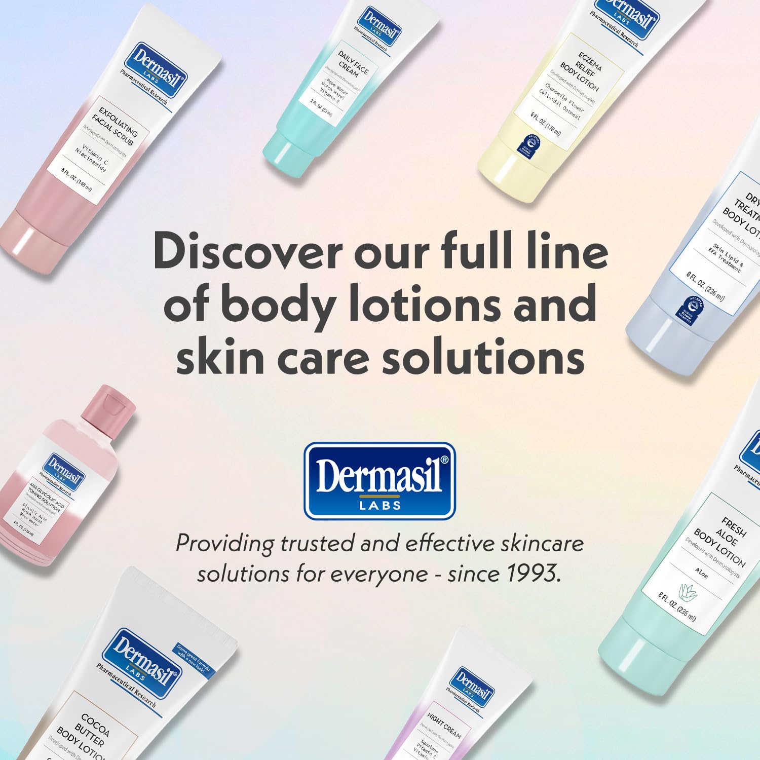 Dermasil in a morning skincare routine for dry skin comfort.