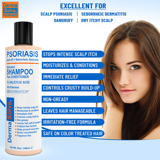 Dermasolve conditioner tube—daily hydrating care for smooth, manageable hair