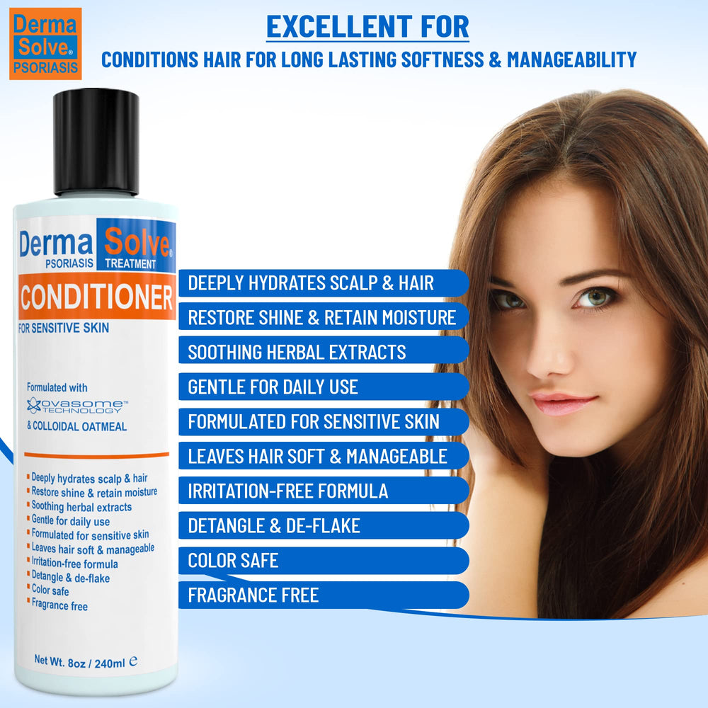 Dermasolve shampoo foamy lather—gentle cleansing with moisture retention