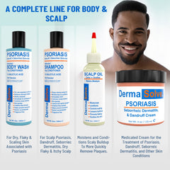 Dermasolve USA-made label visible, reinforcing trusted, doctor-recommended scalp care