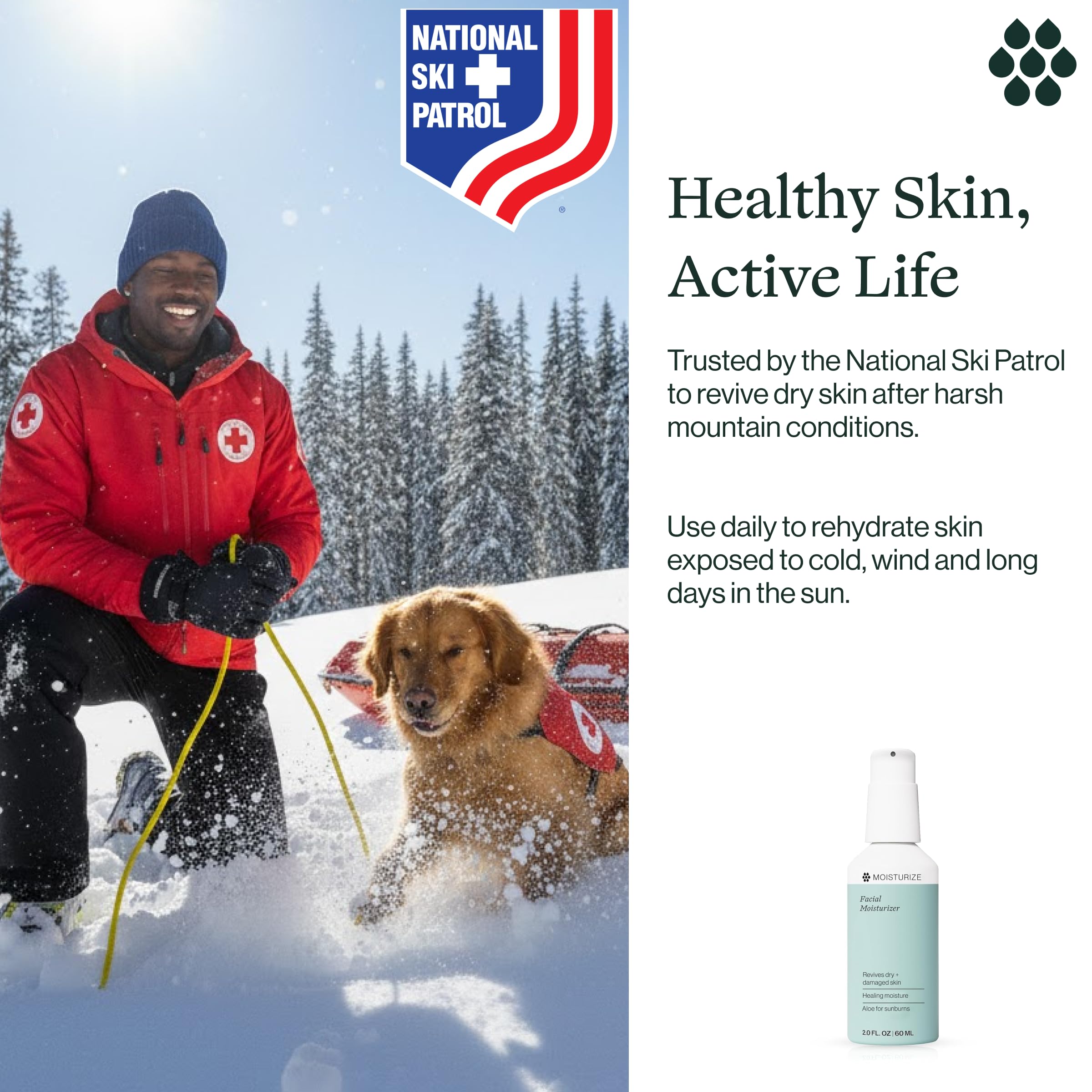 Dermasport Travel-Size Moisturizer demonstrates convenient care on the go