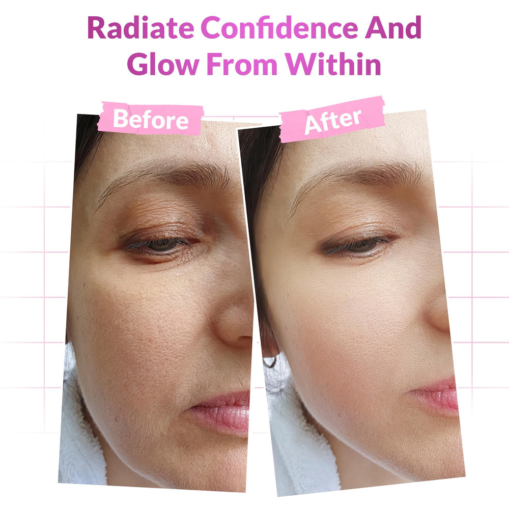 DERMATOUCH Hyaluronic acid boost visible in the tube, signaling moisture support.