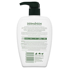 Dermaveen Moisturising Lotion texture close-up highlighting non-greasy absorption.