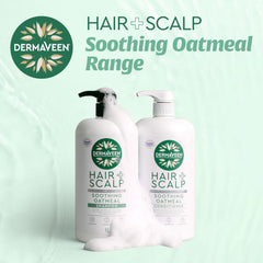 Dermaveen Oatmeal Conditioner oatmeal close-up emphasizes soothing moisturizing ingredients.