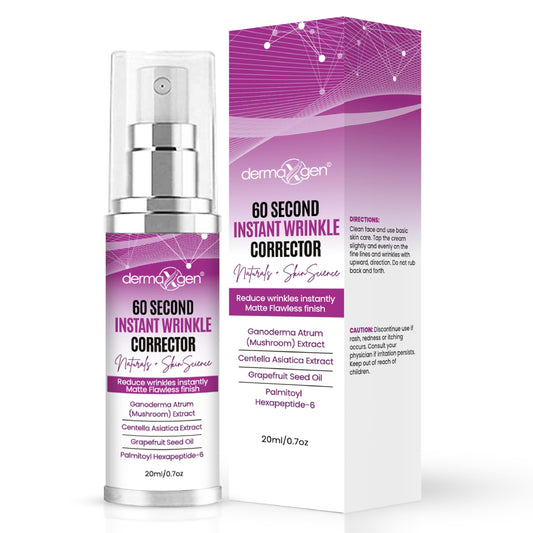 DERMAXGEN Instant Face Lift bottle shows compact design for on-the-go skin tightening.