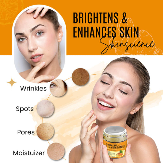 DERMAXGEN Turmeric cream texture closeup shows smooth, fast-absorbing formula.