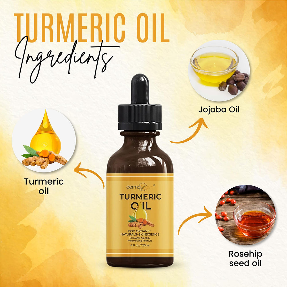 DERMAXGEN turmeric oil with aloe vera scene for soothing moisture