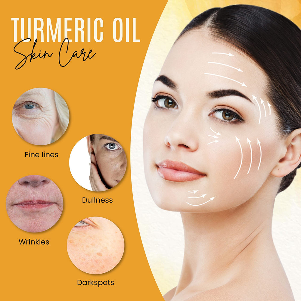 DERMAXGEN turmeric oil on skin reveals subtle radiance