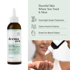 Dermazen biofilm disruption graphic highlights targeted action on irritants