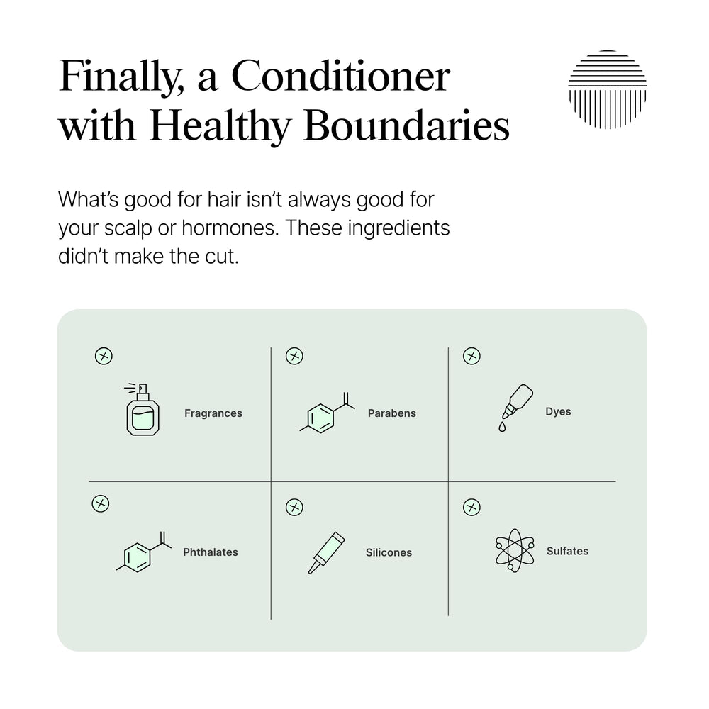 Dermazen Nourishing Conditioner in shower rinse delivers soft, nourished strands.
