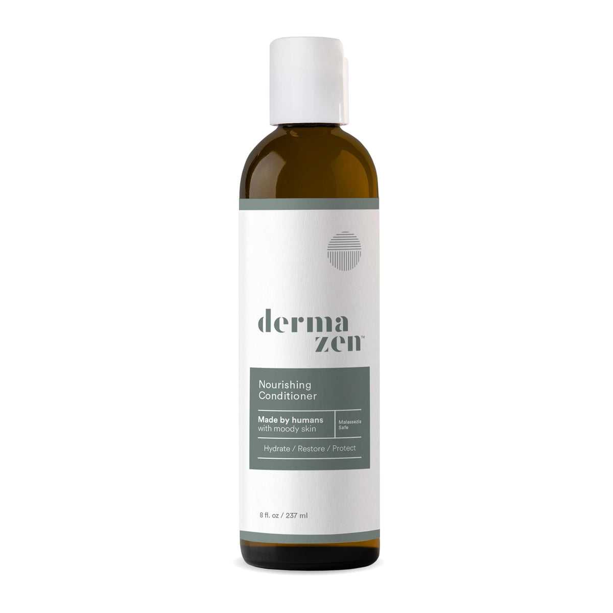 Dermazen Nourishing Conditioner bottle front view for daily smoothing and hydration.