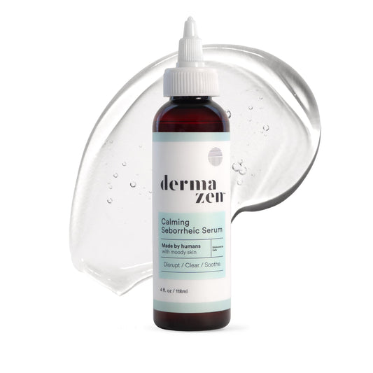 Dermazen serum texture on skin demonstrates soothing hydration