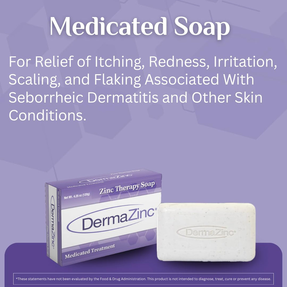 DermaZinc Therapy Soap daily routine helps soothe irritation while maintaining hydrated skin