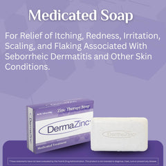 DermaZinc Therapy Soap daily routine helps soothe irritation while maintaining hydrated skin
