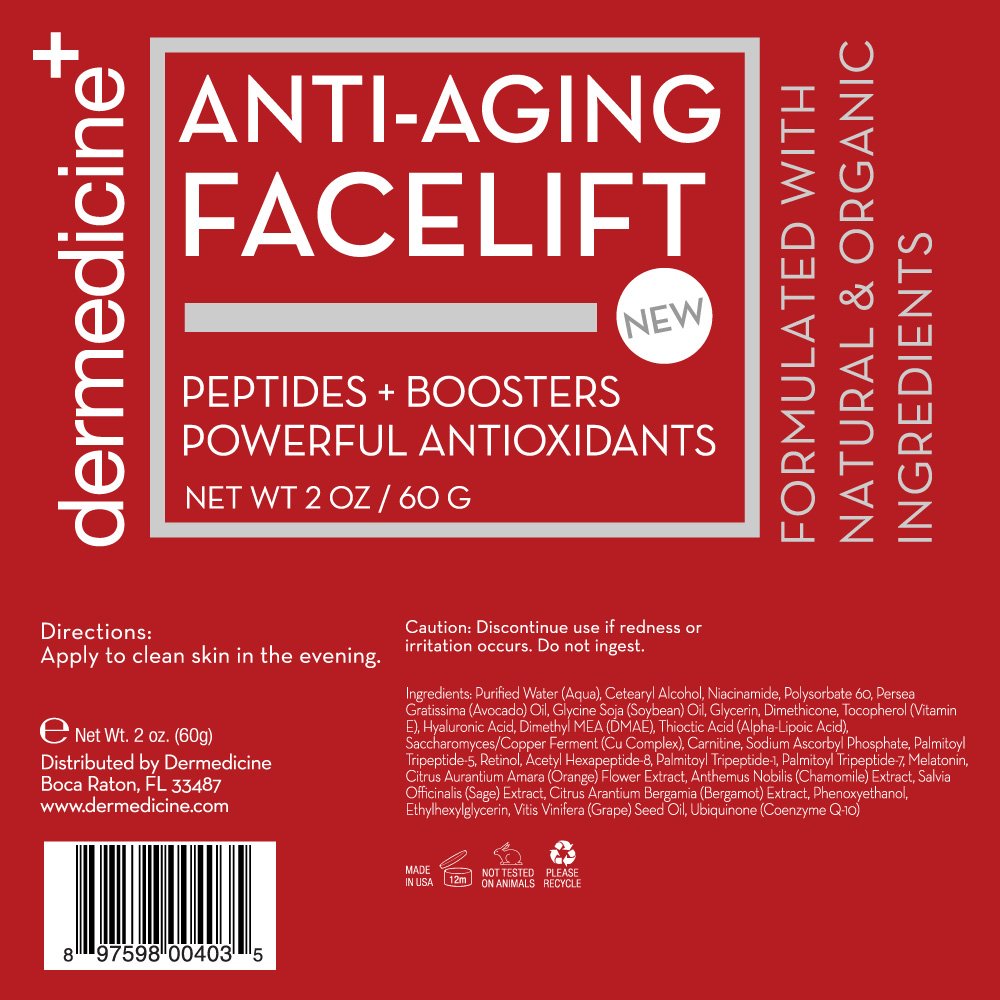Dermedicine daily-skincare routine setup features the product as a key step.