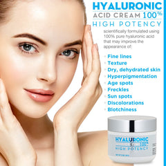 Dermedicine Hyaluronic Acid Cream texture swatch shows rich creamy hydration